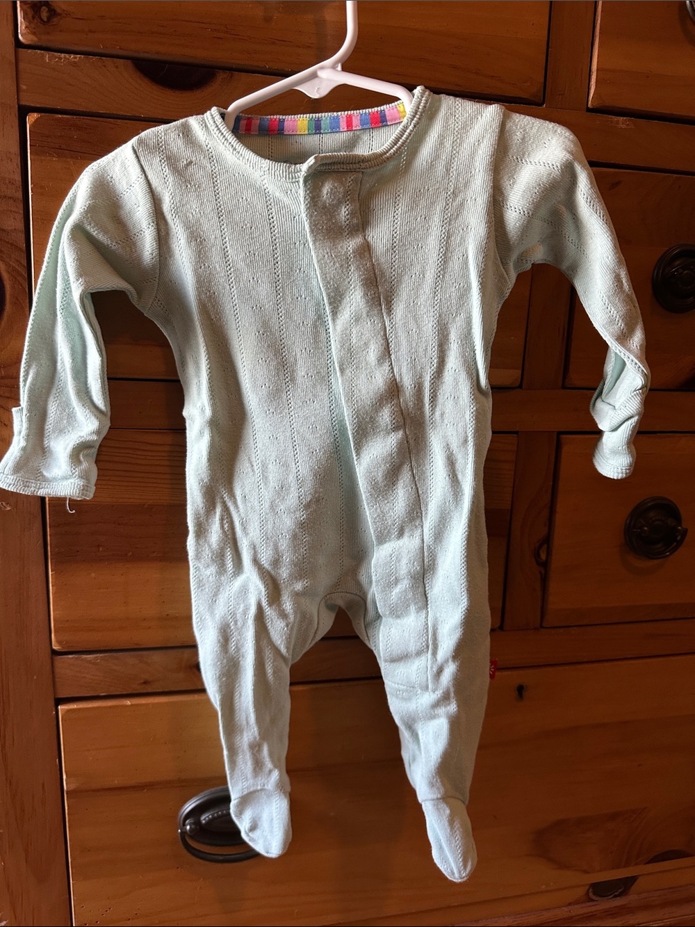 Magnetic Me Footie Cotton Pointelle